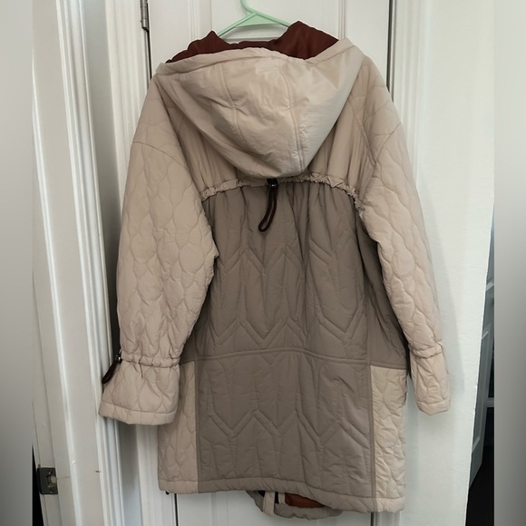 Pilcro Quilted Mix Liner Coat - Picture 4 of 5